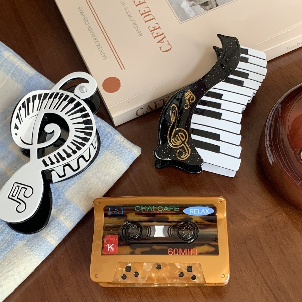 Musical Instrument Video - New Acetic Acid Acetate Hair Claw