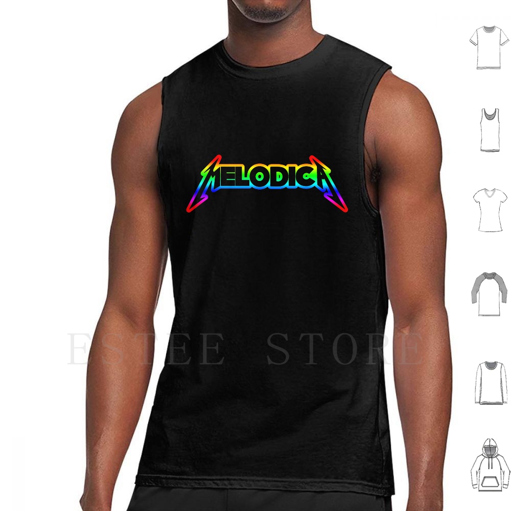 Musical Instrument Jokes - Rainbow Melodica Tank Tops Vest Melodica