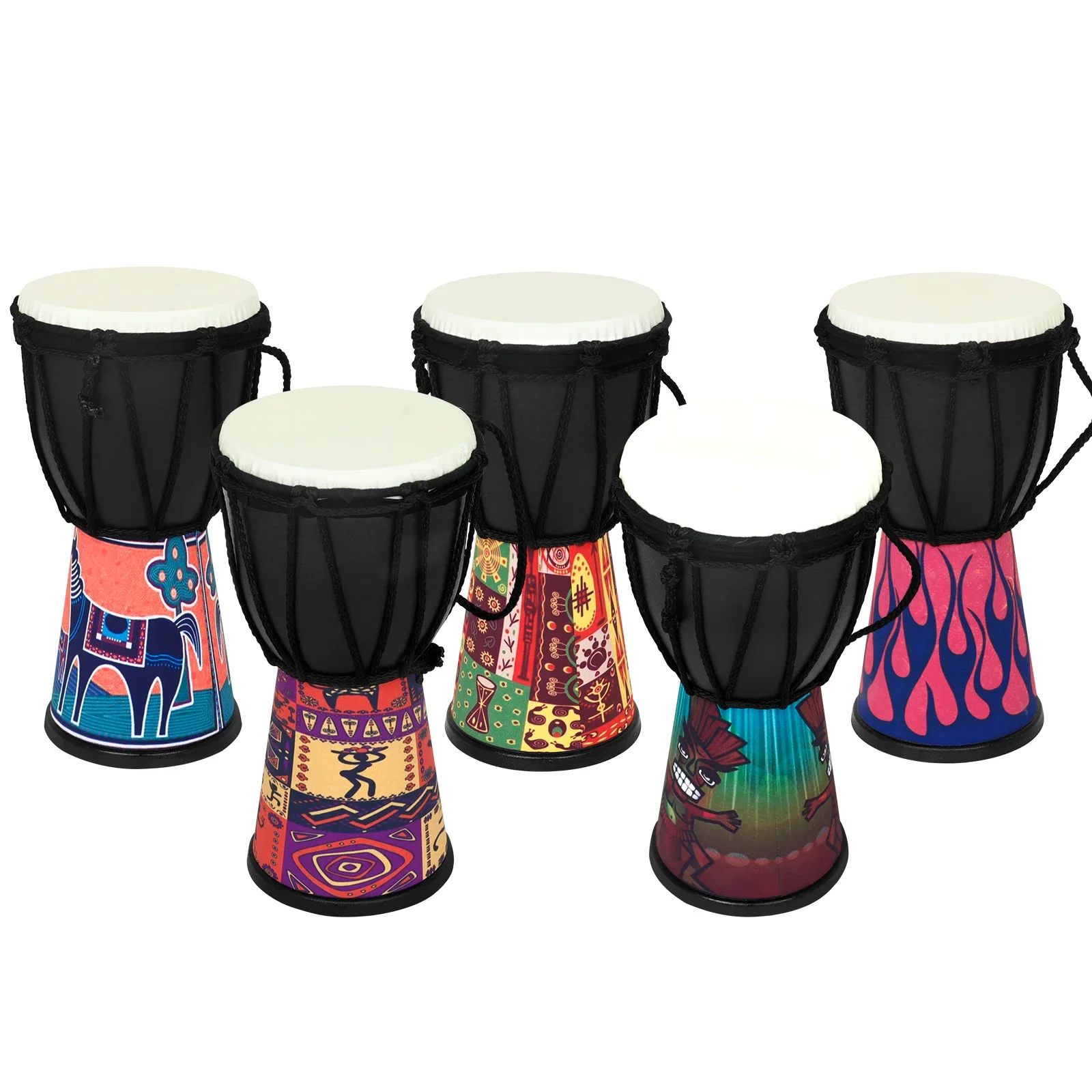 4-Inch African Drum Handmade T - Musical Instrument Djembe 评论和价格