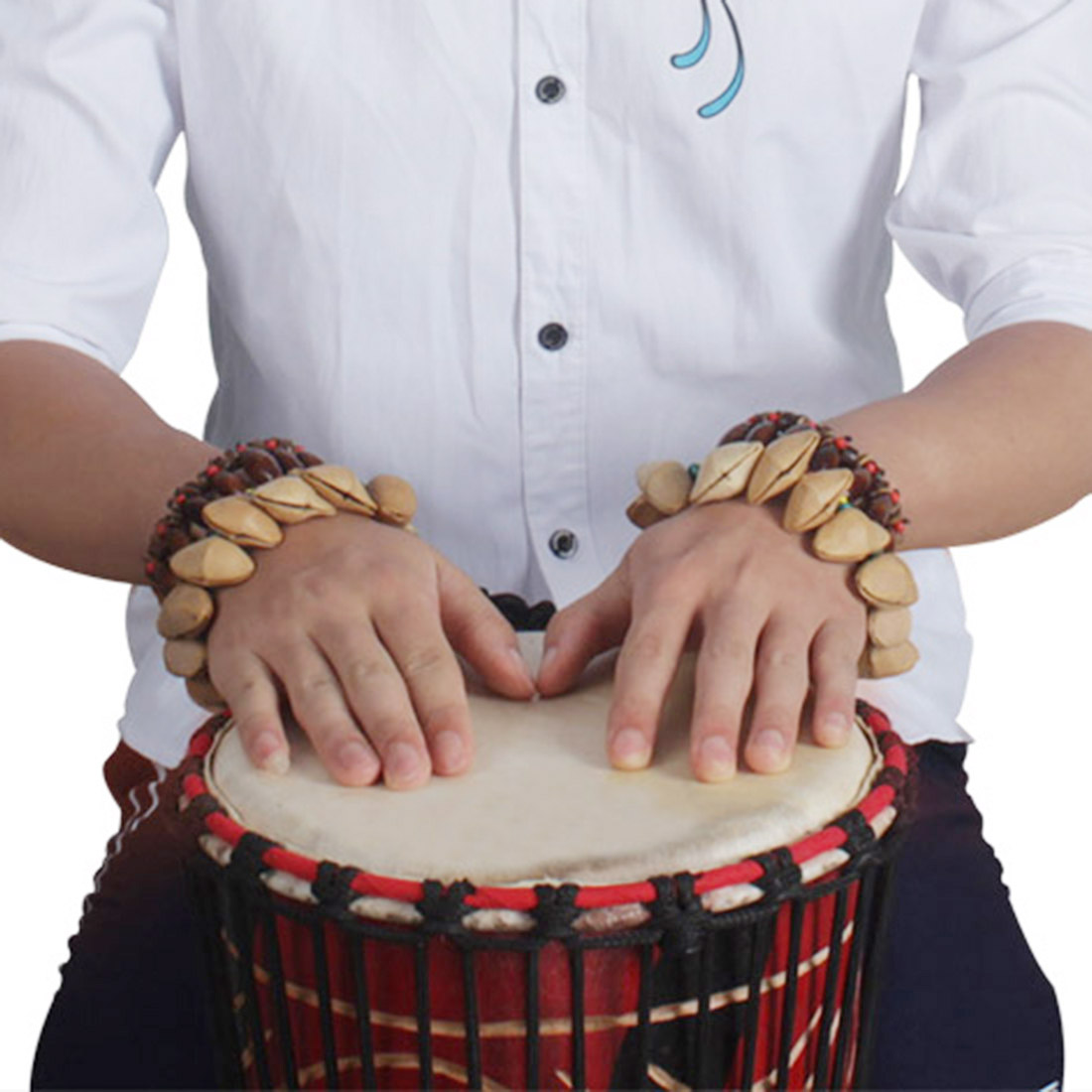 IRIN Nuts Shell Handbell Brace - Musical Instrument Djembe 评论和价格