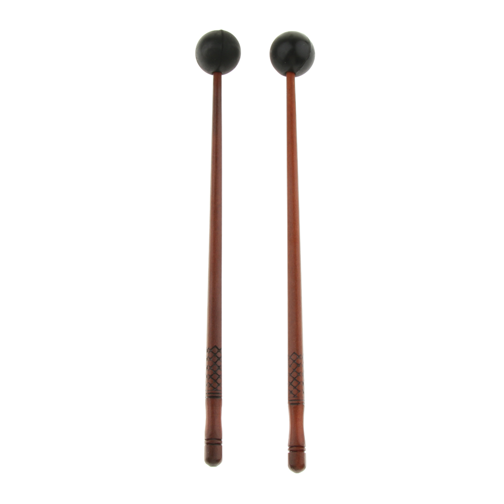1 Pair Polished Surface Wooden - Musical Instrument Mallet 评论和价格