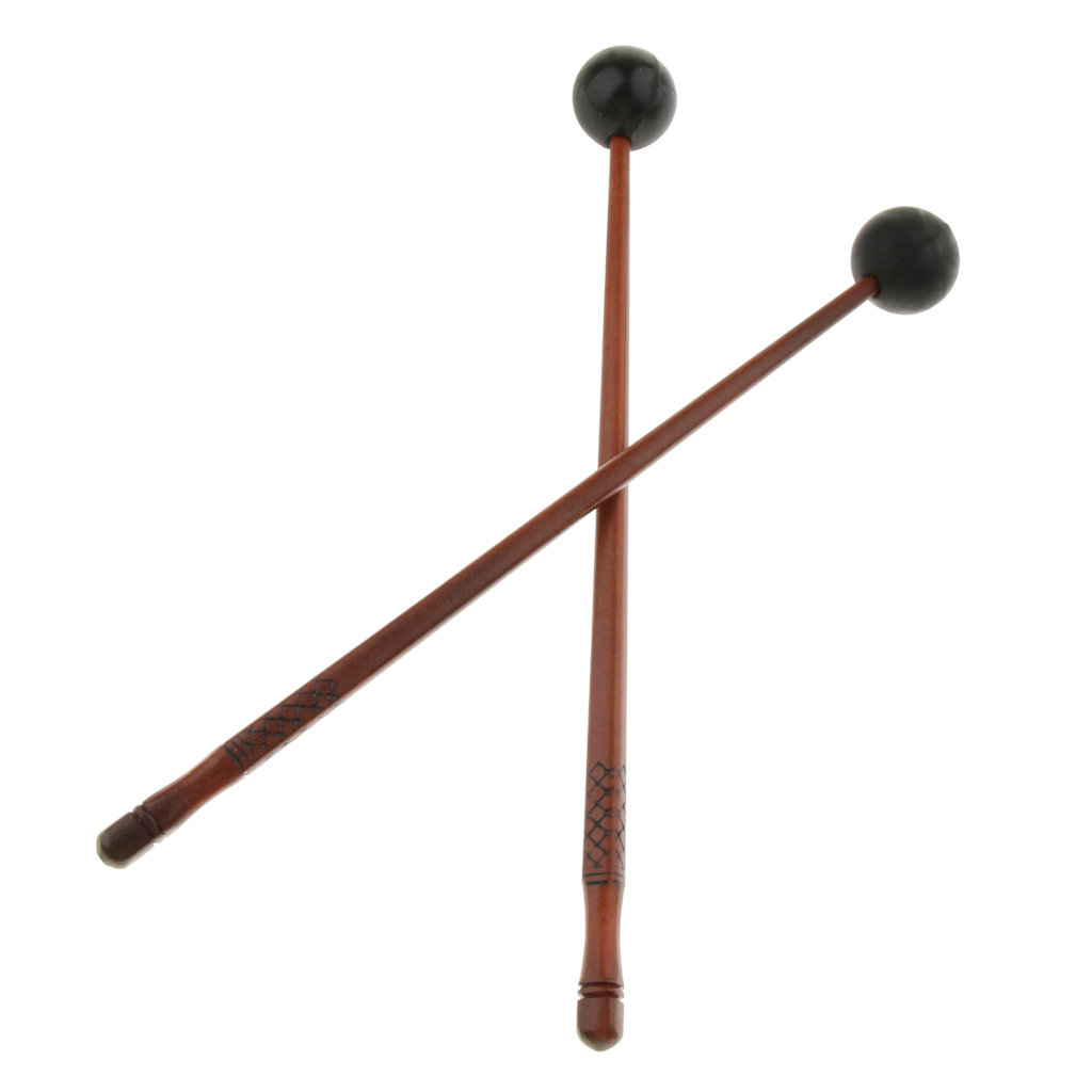 1 Pair Polished Surface Wooden - Musical Instrument Mallet 评论和价格