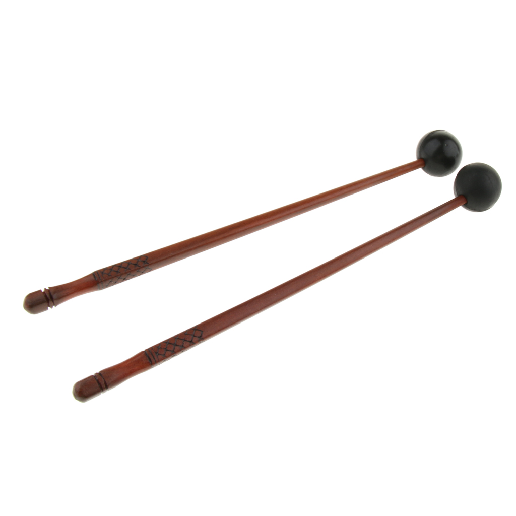 1 Pair Polished Surface Wooden - Musical Instrument Mallet 评论和价格