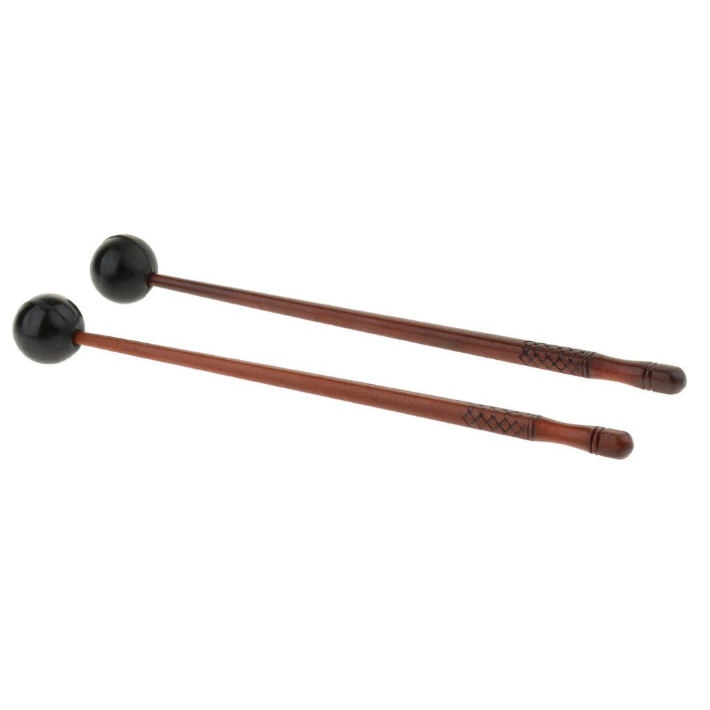 1 Pair Polished Surface Wooden - Musical Instrument Mallet 评论和价格