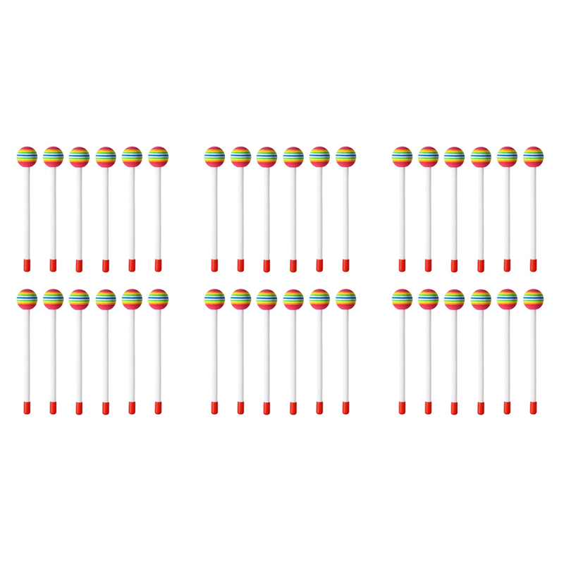 A06F-36 Pcs Lollipop Drum Mall - Musical Instrument Mallet 评论和价格