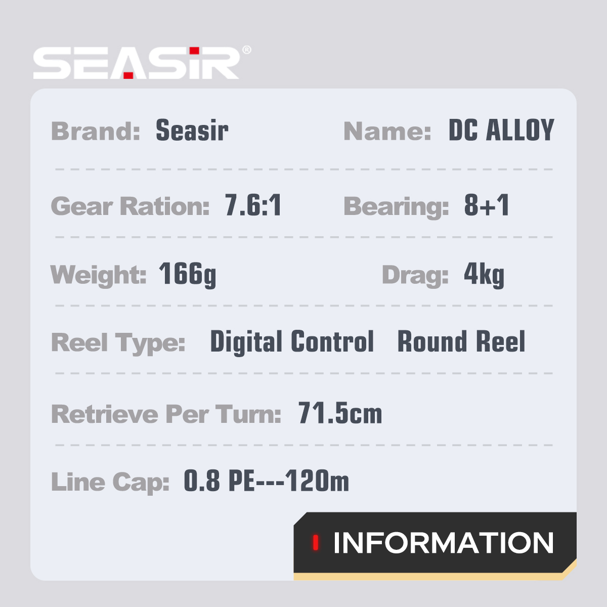 SEASIR DC Alloy ALL-metal Roun - Ocean Drum Wave 评论和价格