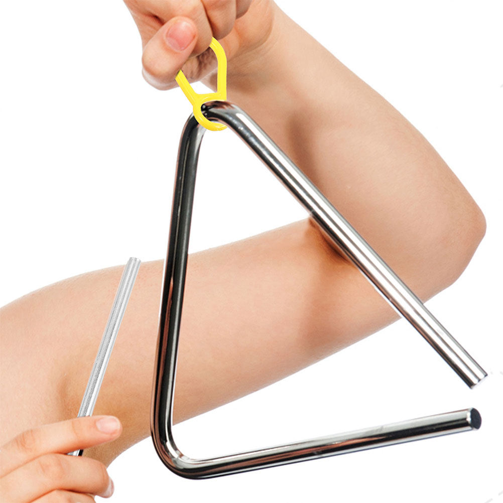 2Pcs Triangle Iron Percussion  - Musical Instrument Mallet 评论和价格