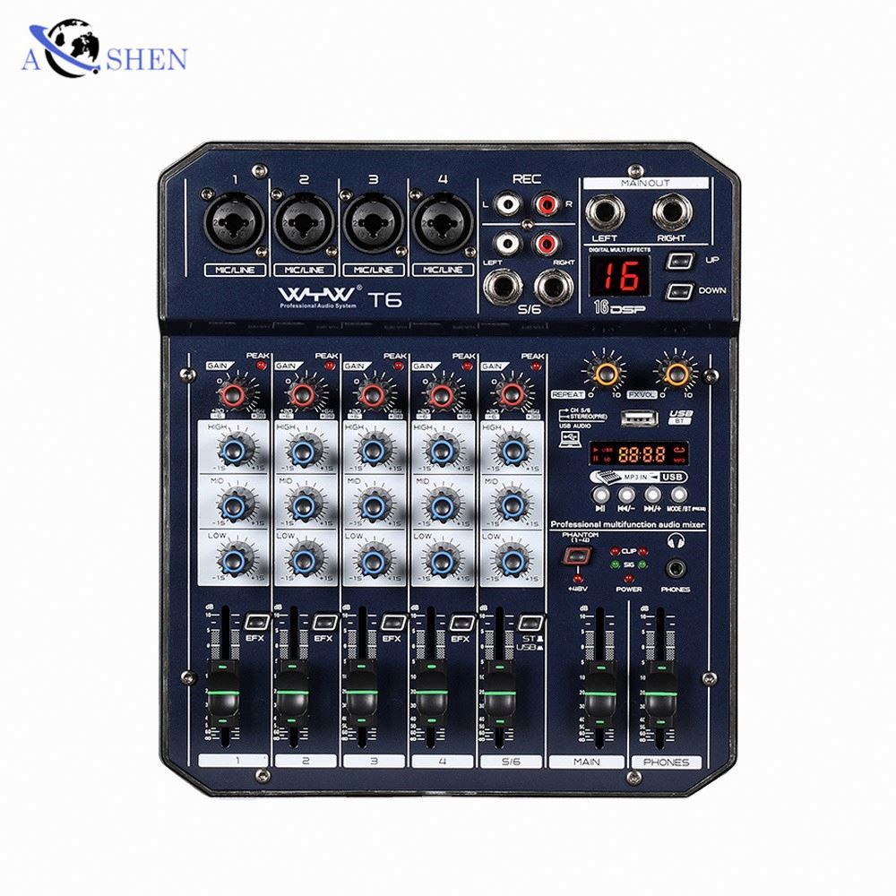 AOSHEN Audio Mixer for DJ Musi - Musical Instrument Video 评论和价格