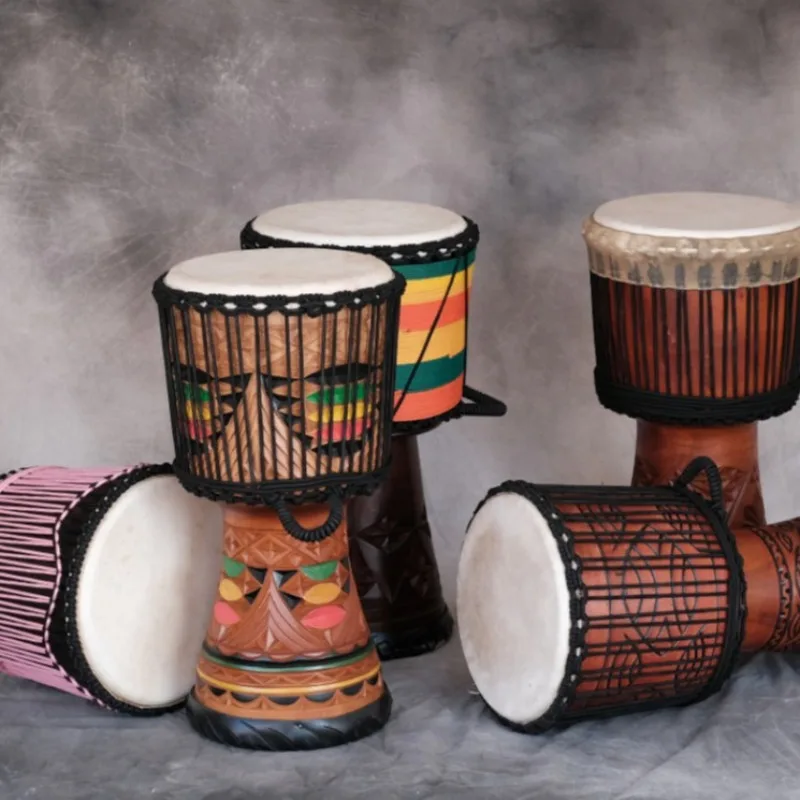 12 Inch Djembe Mahogany Africa - Musical Instrument Djembe 评论和价格