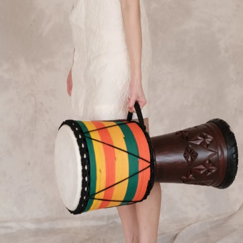 12 Inch Djembe Mahogany Africa - Musical Instrument Djembe 评论和价格