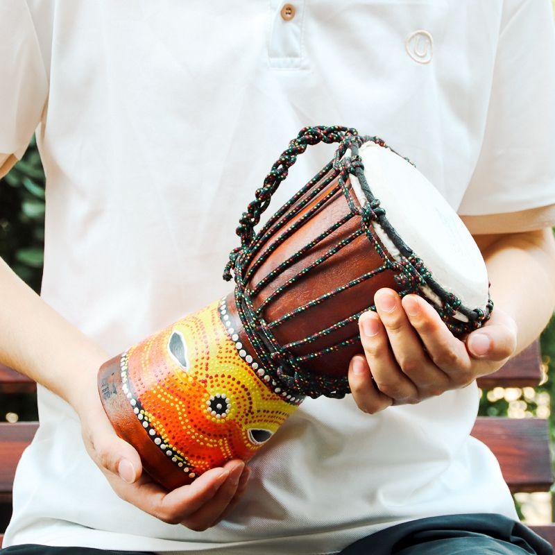 Children Beginner Small Africa - Musical Instrument Djembe 评论和价格
