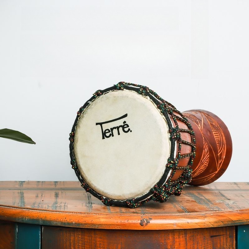 Children Beginner Small Africa - Musical Instrument Djembe 评论和价格